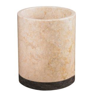 Creative Home Inverary Banded Marble Wastebasket Multicolor   74628