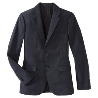 Mossimo Mens Slim Fit Suit Coat   Ebony Pinstripe XL