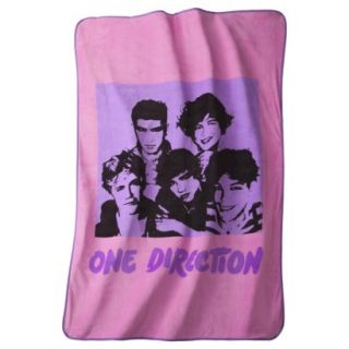One Direction Silhouette Blanket   Pink/Purple