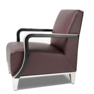 Bellini Modern Living Marbella Leather Lounge Chair MARBELLA X Color Brown
