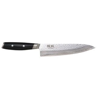 Yaxell Tsuchimon 8 inch Chef Knife (Black handleBlade materials VG10 stainless steel cladHandle materials Black canvas micartaBlade length 8 inchesHandle length 5 inchesWeight 1 poundDimensions 15 inches x 3 inches x 1 inch )
