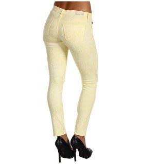 AG Adriano Goldschmied The Legging Ankle Snake Twill Womens Casual Pants (Yellow)