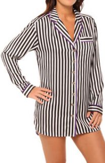 Juicy Couture 9JMS1393 Dot And Stripe Sleep Shirtdress