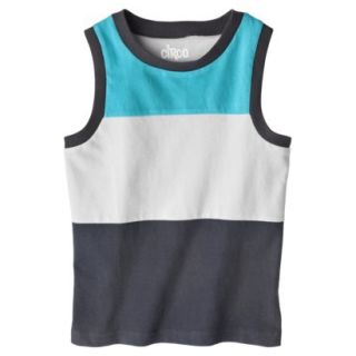 Circo Infant Toddler Boys Color Block Muscle Tee   Silver Foil 4T