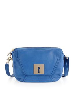 Keyhole Crossbody Bag, French Blue