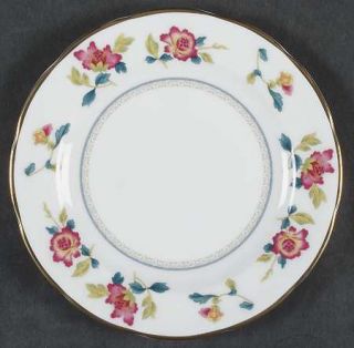 Wedgwood Chinese Flowers Bread & Butter Plate, Fine China Dinnerware   Pink Flow