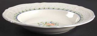 Villeroy & Boch Romantica Large Rim Soup Bowl, Fine China Dinnerware   Floral Ce