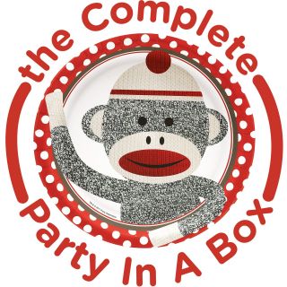 Sock Monkey Red Party Packs