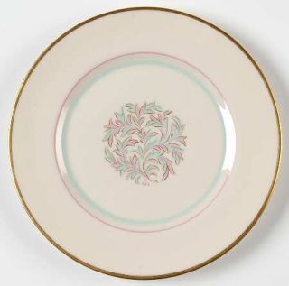 Franciscan Rossmore Bread & Butter Plate, Fine China Dinnerware   Turquoise & Pi