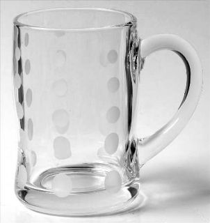 Mikasa Cheers Mug   Multimotif Cut Lines, Dots, Rings