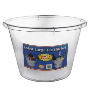 Clear Extra Large Ice Bucket