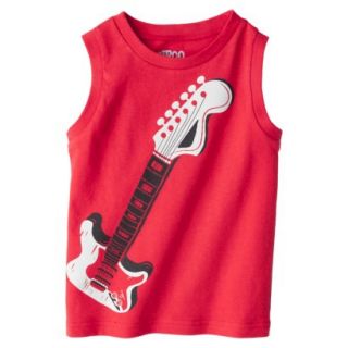 Circo Infant Toddler Boys Guitar Muscle Tee   Cherry Tomato 5T