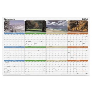 At a Glance Seasons In Bloom Erasable Planner