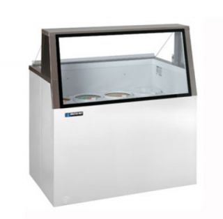 Masterbilt Low Glass Ice Cream Dipping Cabinet   (8) 3 gal Capacity, (4) Storage, Galvanized