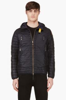 Parajumpers Navy Down Quilted Hooded Roby Jacket