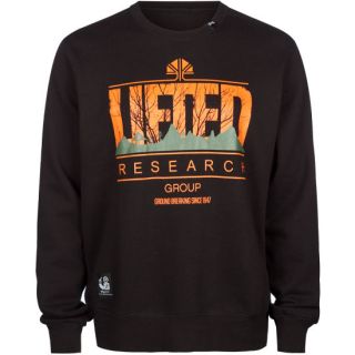 Lifted Mens Sweatshirt Black In Sizes Small, X Large, Large, Xx Large, Medi