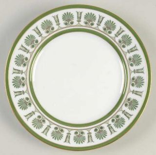 Richard Ginori Ercolano Green Salad Plate, Fine China Dinnerware   Impero, Green