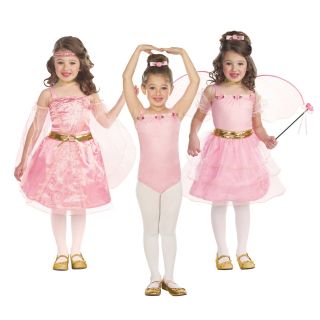 3 in 1 Renaissance Princess / Ballerina / Flower Fairy Child Costume