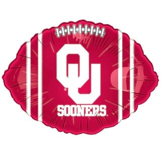 Oklahoma Sooners Foil Football Balloon