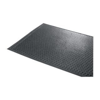 NoTrax Slip Guard w/Grit Rubber Floor Mat   3ft. x 5ft., Black, Model#