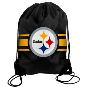 Pittsburgh Steelers Forever Collectibles NFL Team Stripe Drawstring Backpack