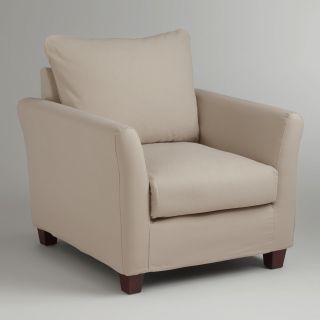 Stone Luxe Chair Slipcover   World Market