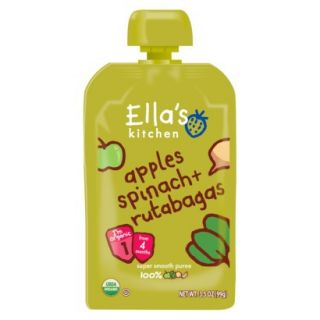 Ellas Kitchen Organic Baby Food Pouch   Apples Spinach & Rutabagas 3.5 oz (7