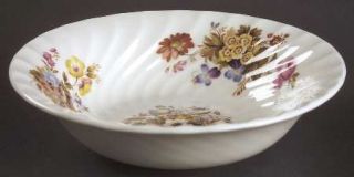 John Aynsley Summertime Coupe Cereal Bowl, Fine China Dinnerware   Florals Cente