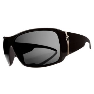 Big Beat Polarized Sunglasses Gloss Black Melanin Grey Polarized Level