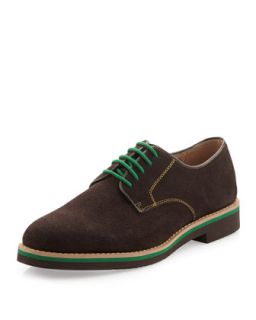 Jay Suede Lace Up Oxford, Chocolate