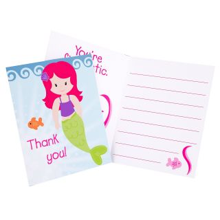Mermaids Thank You Notes