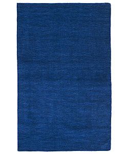 Hand tufted Elite Wool Blue Rug (5 X 8) (BluePattern SolidMeasures 0.5 inch thickTip We recommend the use of a non skid pad to keep the rug in place on smooth surfaces.All rug sizes are approximate. Due to the difference of monitor colors, some rug colo