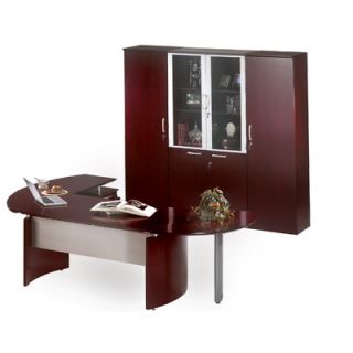 Mayline Napoli L Shape Desk Office Suite NT11CRY / NT11GCH / NT11MAH Finish 