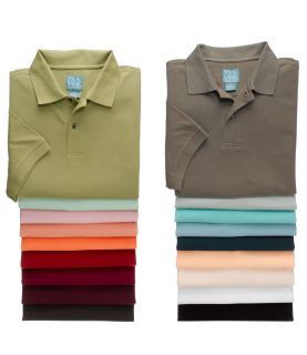 Stays Cool Solid Short Sleeve Pique Polo JoS. A. Bank