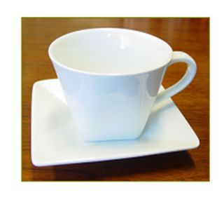 World Tableware 5 in Porcelain Saucer, Porcelana, Slate
