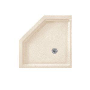 Swanstone SN00036MD.050 Universal Neo Angle 36 in. x 36 in. Solid Surface Single