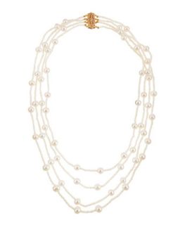 Four Row Freshwater Pearl Necklace