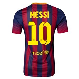 Nike Barcelona 13/14 MESSI Authentic Home Soccer Jersey