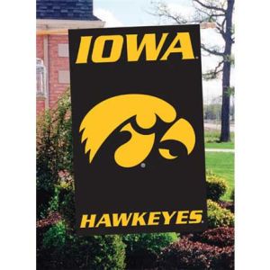 Iowa Hawkeyes Applique House Flag