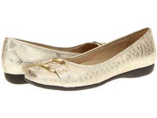 Trotters Sizzle Signature Womens Flat Shoes (Gold)