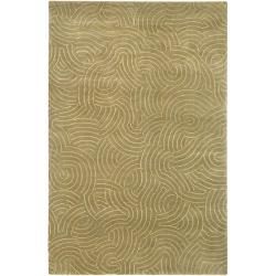 Julie Cohn Hand knotted Woodstock Abstract Design Wool Rug (9 X 13)