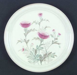 Noritake Thistle Garden Dinner Plate, Fine China Dinnerware   Keltcraft, Pink Th