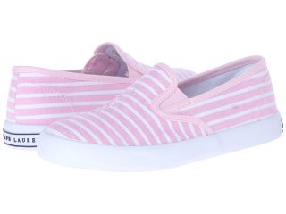 Polo Ralph Lauren Kids Serena Stripe Girls Shoes (Pink)