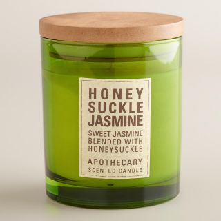 Honeysuckle and Jasmine Apothecary Candle   World Market