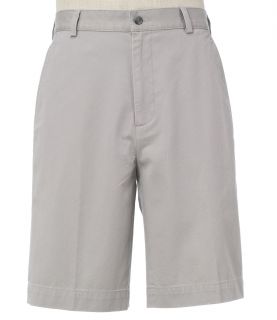 VIP Take it Easy Cotton Washed Twill Plain Front Shorts Extended Sizes JoS. A. B