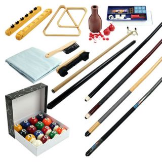 32 Piece Billiards Accessories Kit Multicolor   40 AK13