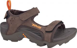 Infants/Toddlers Teva Tanza Leather   Turkish Coffee Casual Shoes