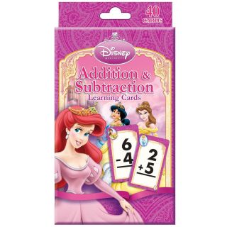 Princess Addition and Subtraction Learning Cards