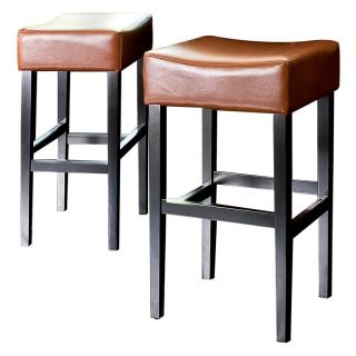 Best Selling Home Decor Furniture LLC Classic Backless Leather Bar Stool  