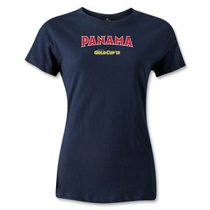 hidden CONCACAF Gold Cup 2013 Womens Panama T Shirt (Navy)